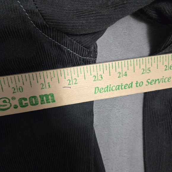 Roar Shirt Mens 2XL XXL Black Embroidered‎ Y2K designer slim fit long sleeve - Picture 7 of 12